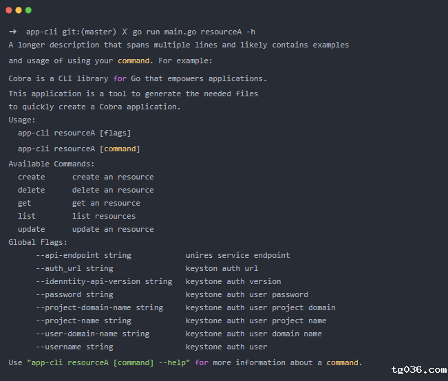 使用Golang开发OpenStack服务的CLI